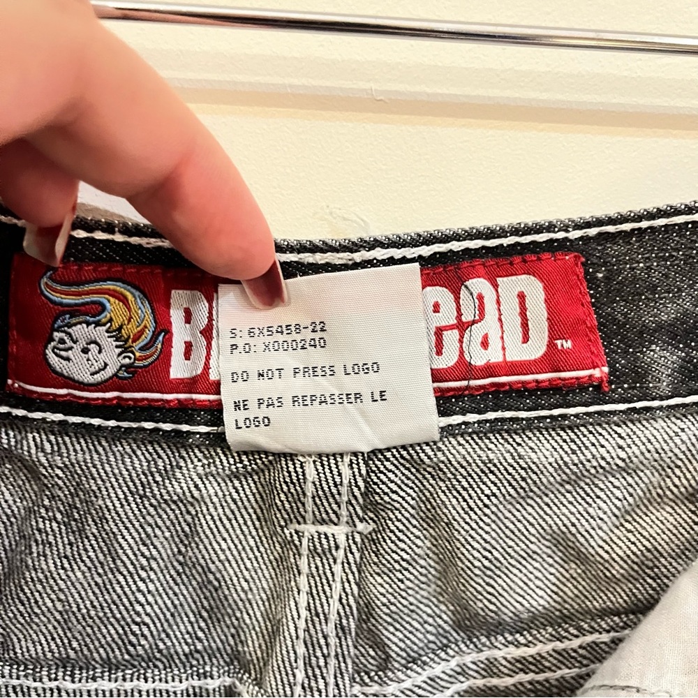 VTG Blazehead Embroidered Skater Denim Shorts Kids Size 14 or Adults Size XS XXS - Picture 6 of 6